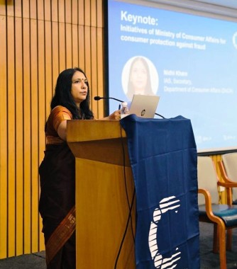 उपभोक्ता मामले विभाग की सचिव श्रीमती निधि खरे ने आईआईसी वार्षिक फोरम 2025 में मुख्य भाषण दिया